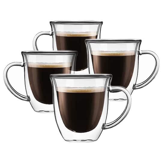 JoyJolt® Serene Double Wall Insulated Glasses, 4ct. in Clear | 7.4 fl oz | Michaels®